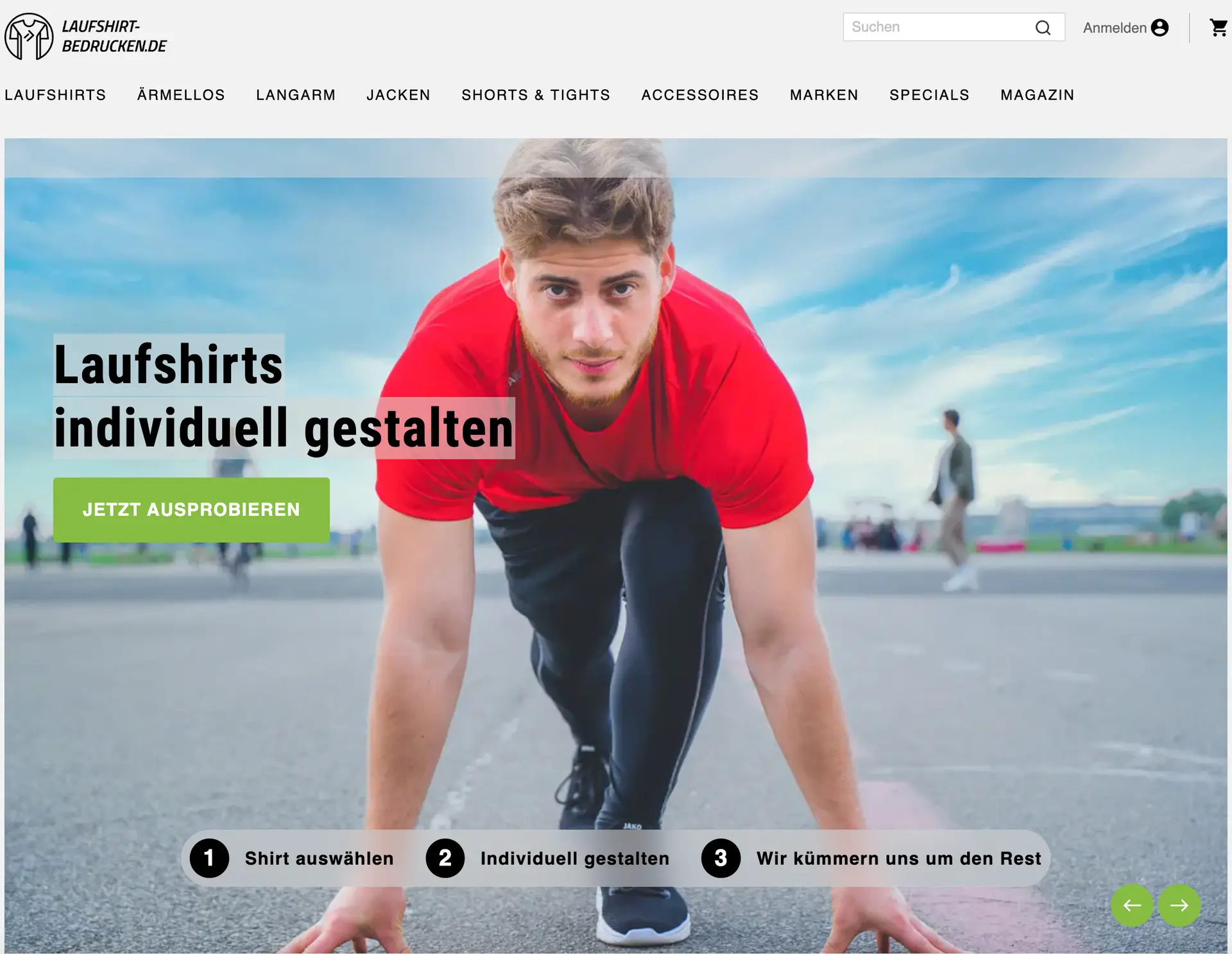 Laufshirt bedrucken